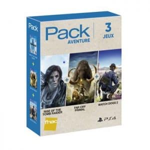 Pack-Fnac-3-jeux-Aventure-2018-PS4-Rise-of-the-Tomb-Raider-Far-Cry-Primal-Watch-Dogs-2