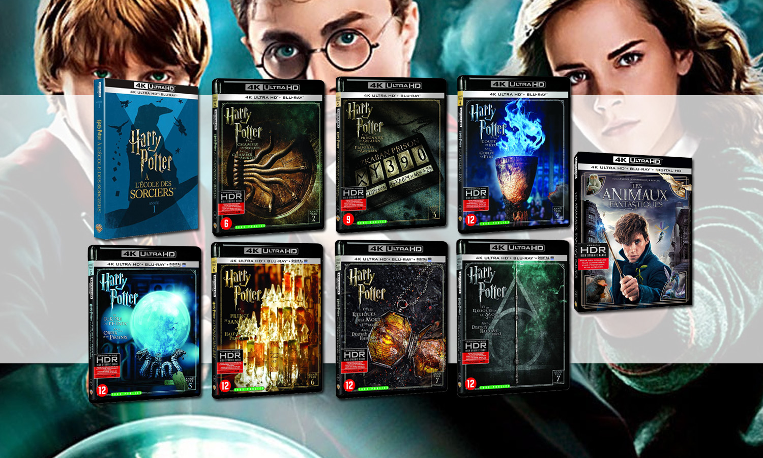 Harry Potter Blu Ray 4K pas cher : les offres
