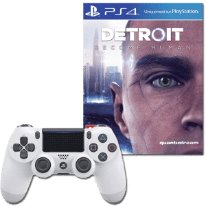 manette ps4 blanche detroit become human