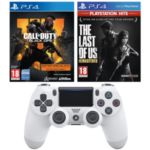 manette ps4 blanche the last of us cod black ops 4
