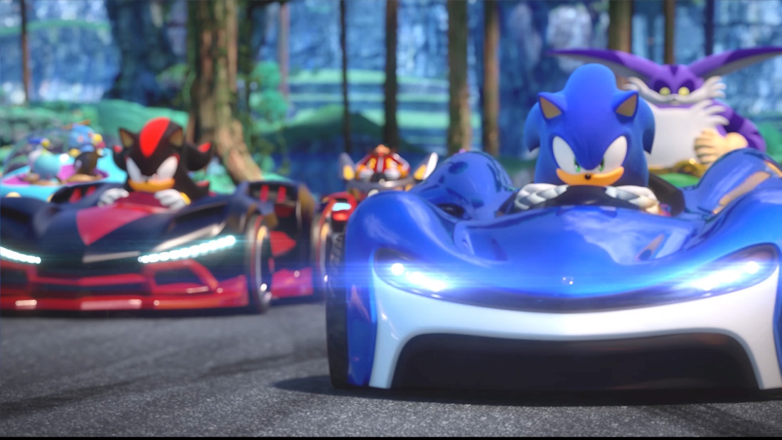 Test Team Sonic Racing : beau hérisson mou du genou