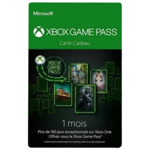 abonnement xbox one game pass 1 mois