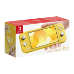 nintendo switch lite jaune boite