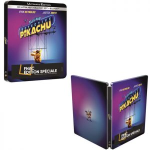 Pokémon Détective Pikachu Steelbook Edition Speciale Fnac Blu-ray 4K Ultra HD copie