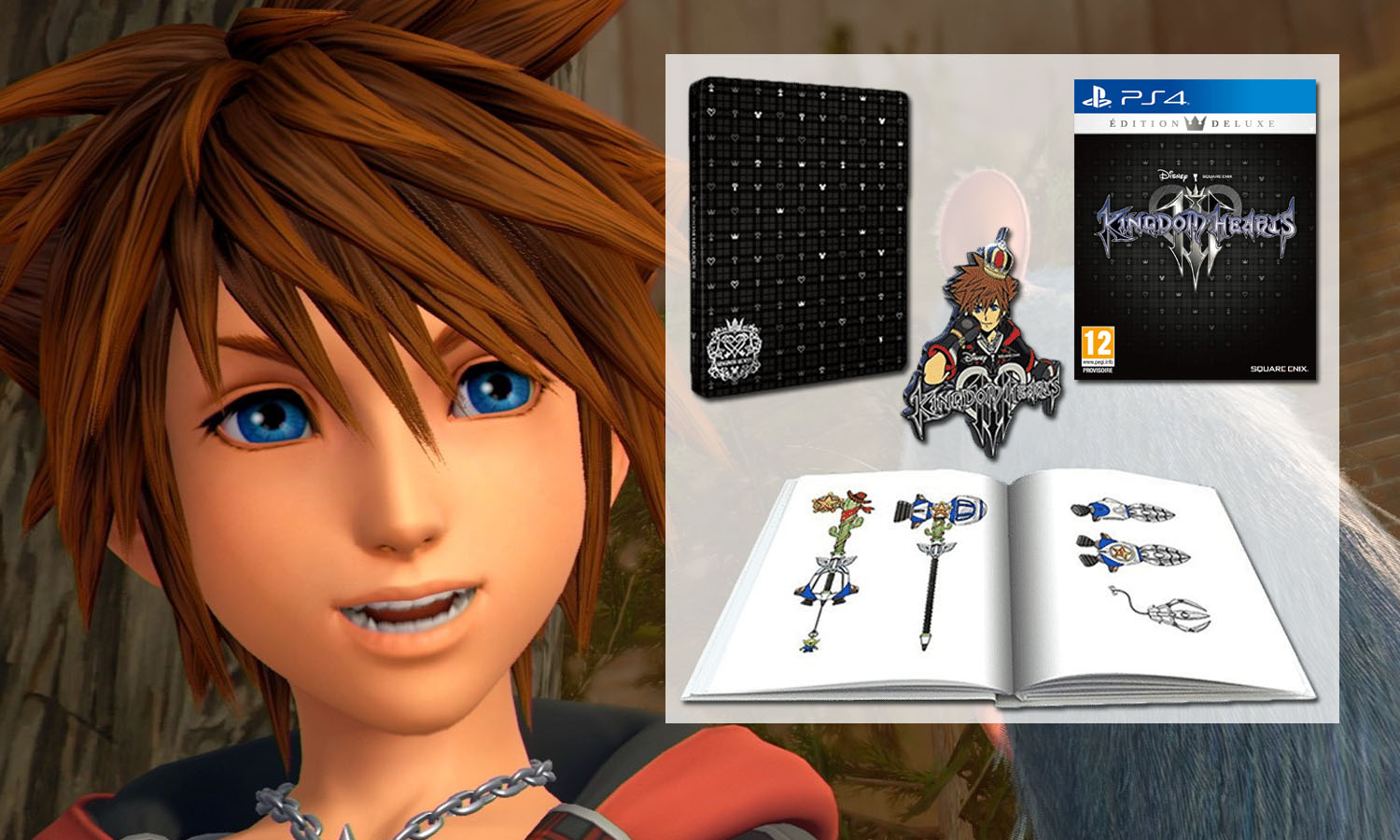 difference between kingdom hearts 3 and kingdomhearts 3 delux