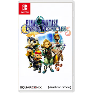 jaquette non officielle final fantasy crystal chronicles switch