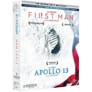 Coffret First Man Apollo 13 en Blu-Ray 4K 2D