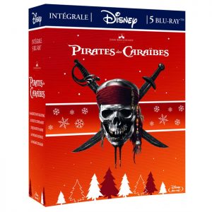 Coffret Pirates des Caraibes 5 Films Blu ray copie