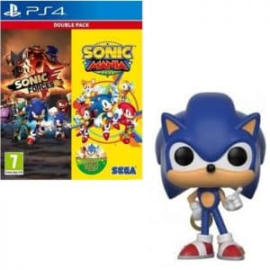 Double pack Sonic Mania + Forces sur PS4 + Funko Pop Sonic