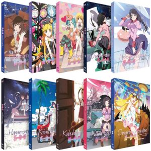 Monogatari Pack 10 coffrets Combo DVD Blu-ray