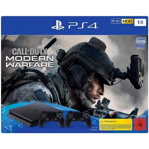 PS4 Slim COD Modern Warfare 2 manettes