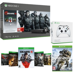 SLIDER xbox one x gears 5 ghost recon breakpoint 2 manettes