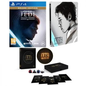 Star Wars Jedi Fallen Order Edition Collector Deluxe sur PS4 version UK