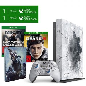 Xbox One X Edition Limitee collector GEARS 5 cod Modern Warfare Steelbook