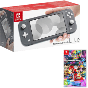 nintendo switch lite grise mario kart 8