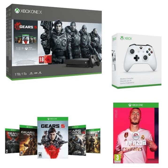 Microsoft Xbox One X 1 To Edition collector Gears 5 + Jeu