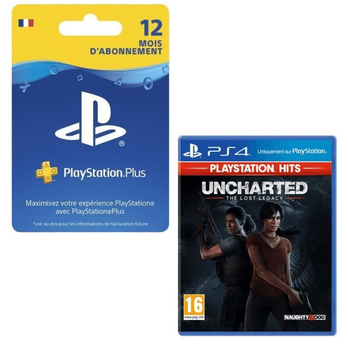 Promo PSN 12 Mois Uncharted le jeu offert !