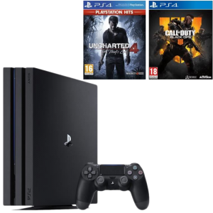ps4 pro uncharted 4 cod black ops 4