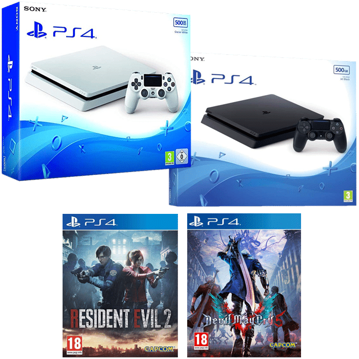 Console Sony PS4 Slim Blanche - 500 Go - Occasion Bon état