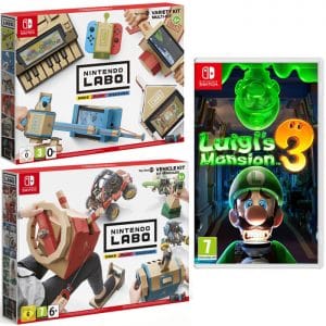 Luigi's mansion 3 Nintendo Labo Multi Kit Vehicle Kit Jeu Nintendo Switch