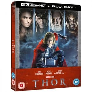 Thor en Blu-Ray 4K 2D steelbook exclu Zavvi