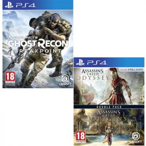 ghost recon breakpoint assassin's creed double pack origins odyssey ps4