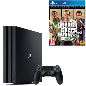 PS4 Pro 1 To Noire GTA 5 Edition Premium