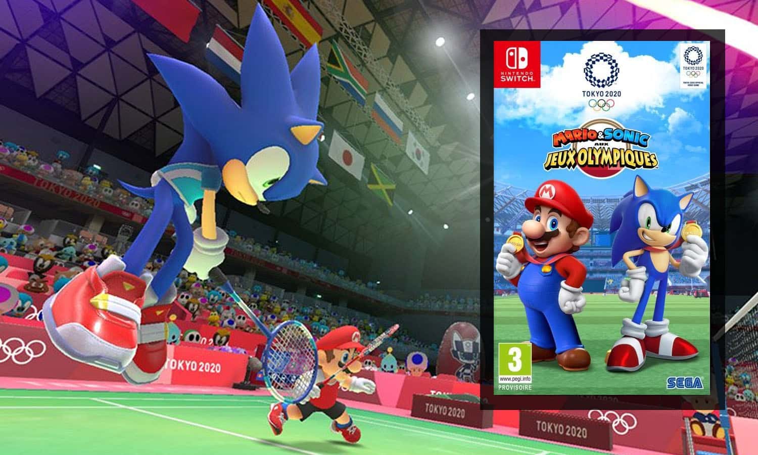 Mario & Sonic jeux olympiques Nintendo Switch : le jeu vidéo à Prix  Carrefour