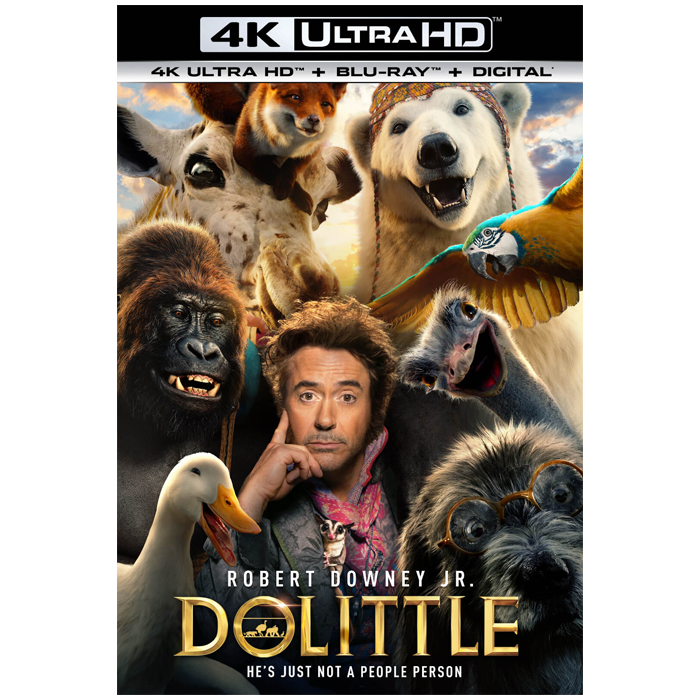 Le Voyage du Dr Dolittle en Blu Ray 4K | ChocoBonPlan.com