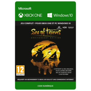 Sea of Thieves Anniversary Edition sur Xbox One et PC dematerialise