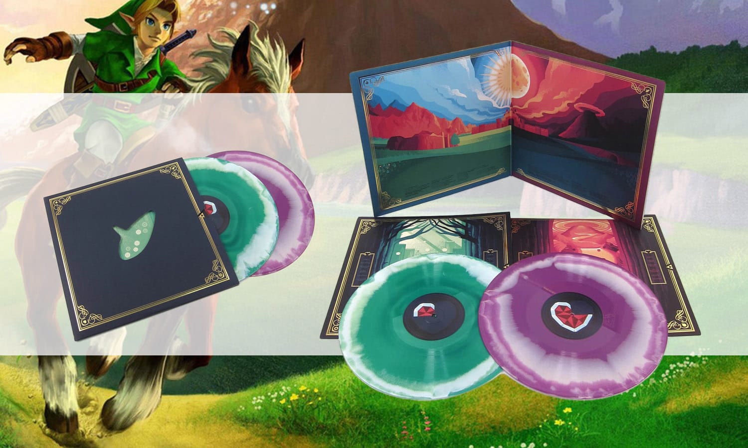 slider vinyle zelda hero of time