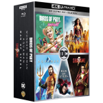 Coffret Birds of Prey 5 Films DC blu ray 4K birds of prey aquaman wonder woman man of steel