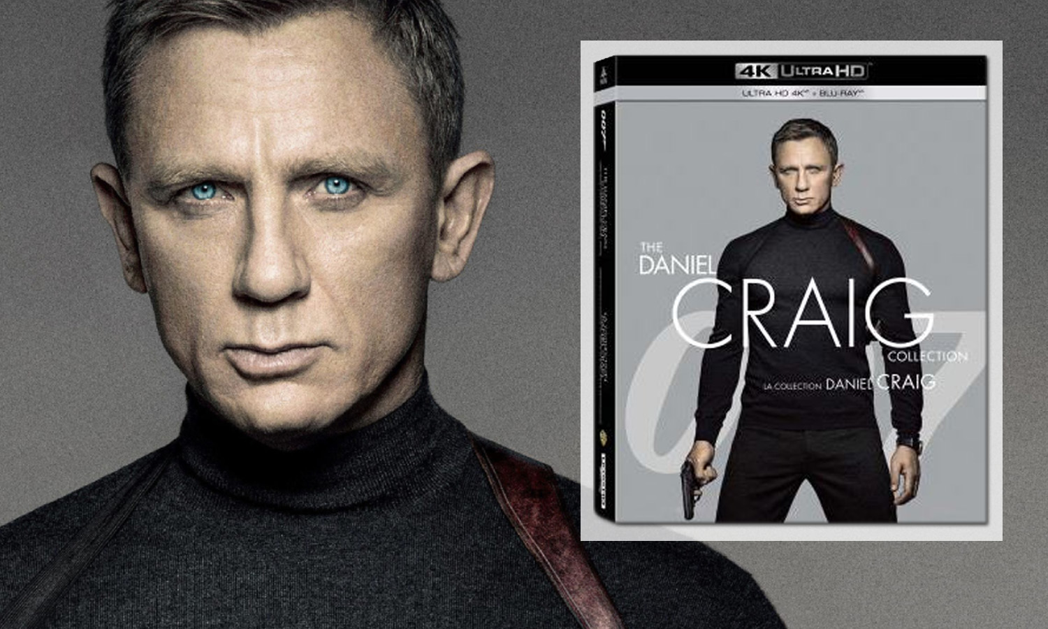 SLIDER Coffret James Bond 4K Collection Daniel Craig 4 films