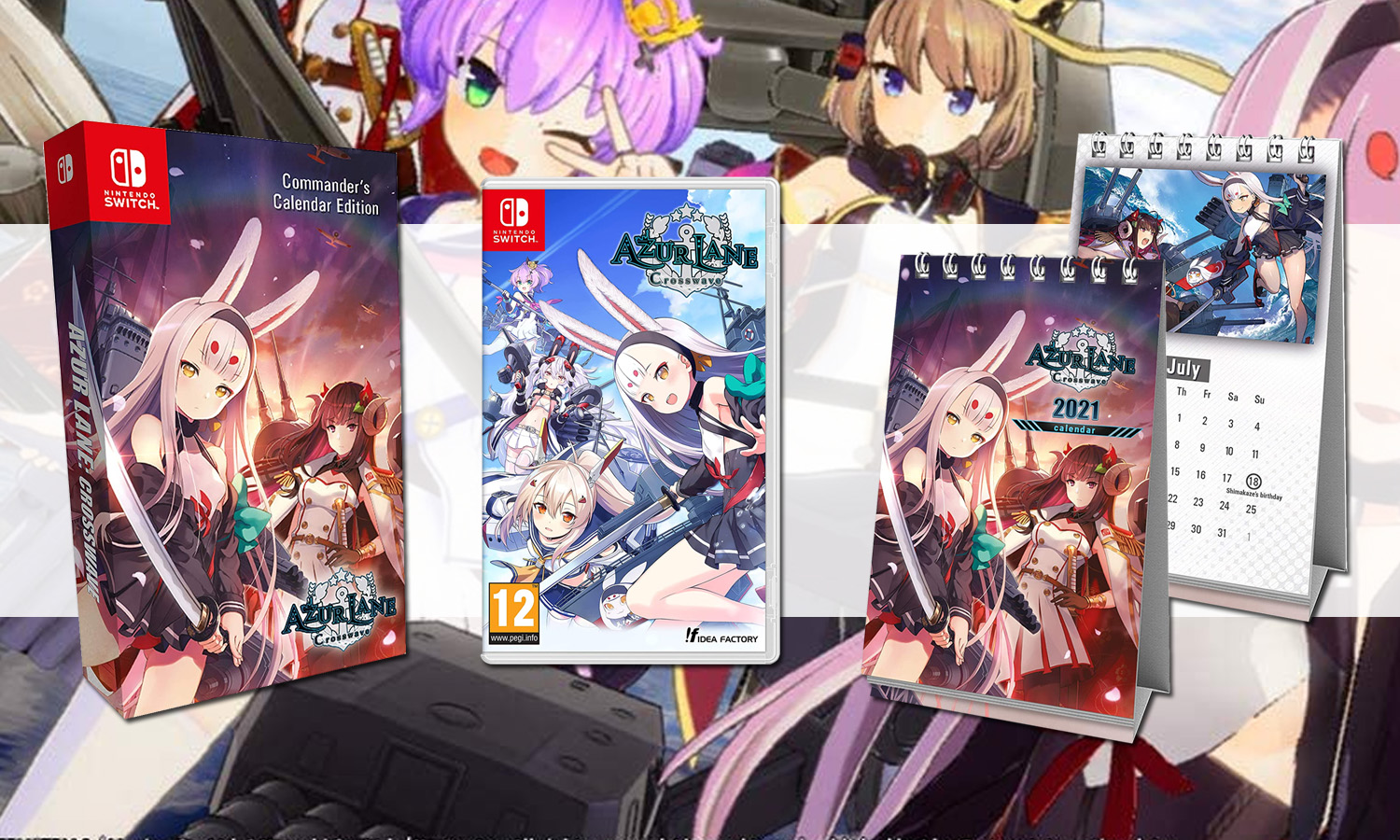 Azur Lane Crosswave Calendar Edition Switch