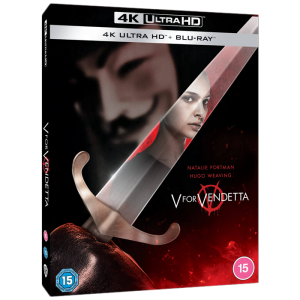 V For Vendetta Blu Ray 4K visuel produit