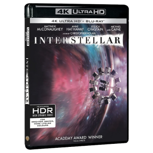 interstellar blu ray 4k visuel produit