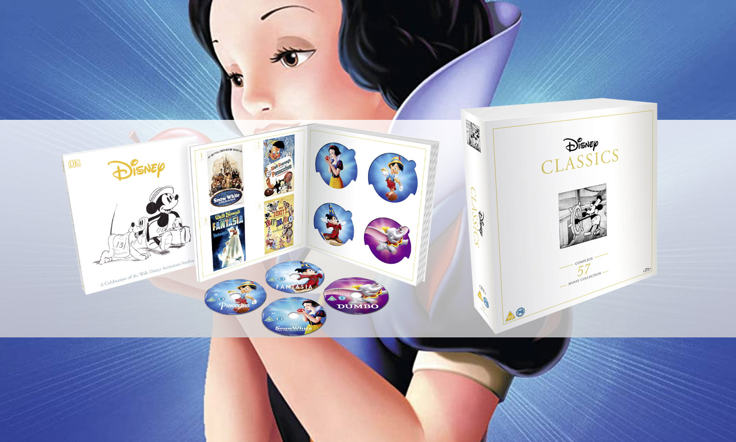 Coffret Disney (57 disques) en édition limitée BluRay [VO uniquement
