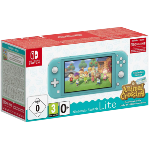 pack switch lite turquoise animal crossing