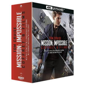 Coffret Mission Impossible integrale Blu Ray 4K visuel produit