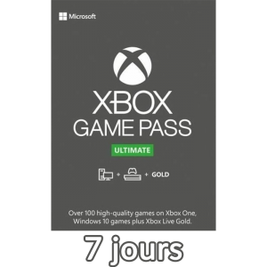 xbox game pass ultimate 7 jours visuel produit