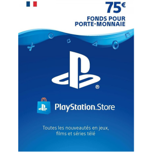 Carte PSN 75 euros visuel produit