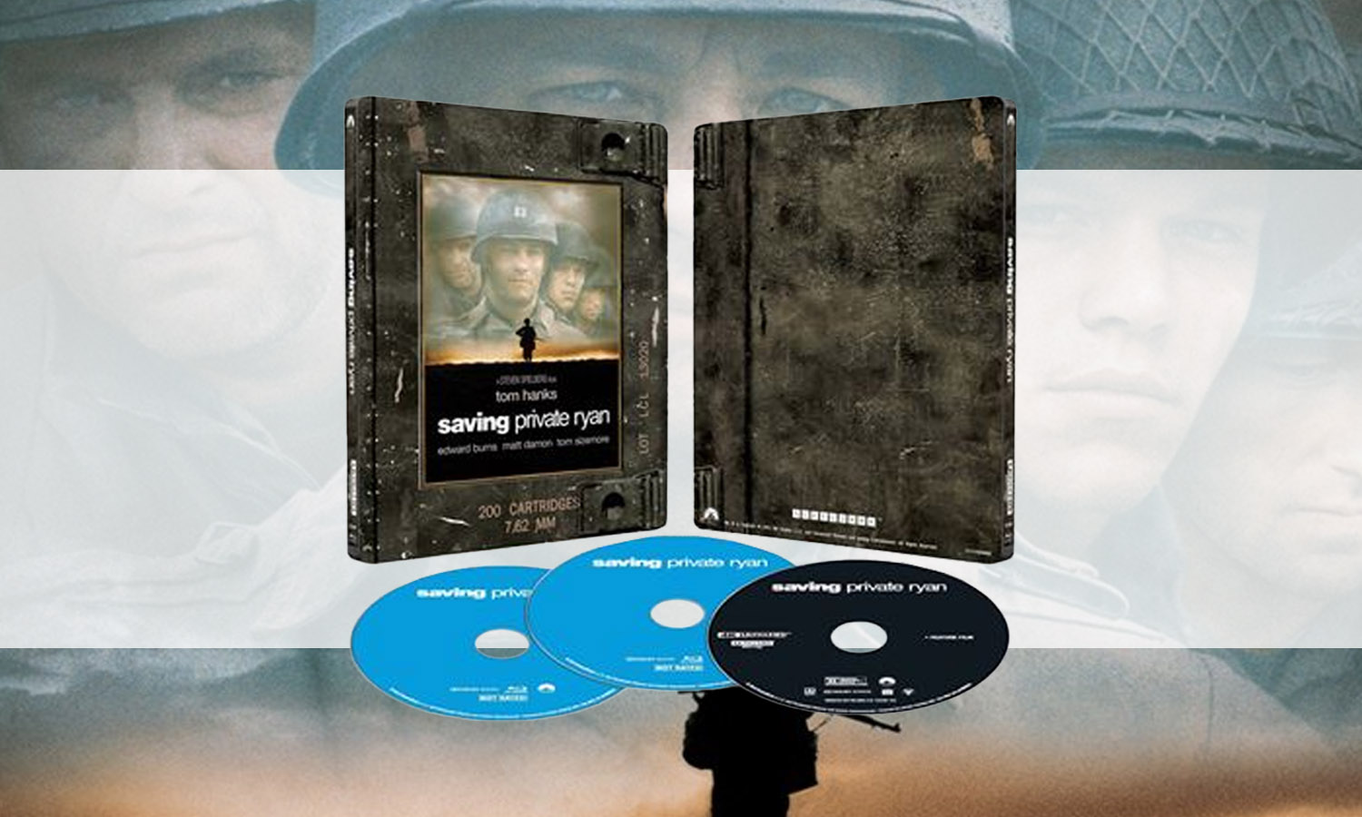 slider soldat ryan blu ray 4k steelbook