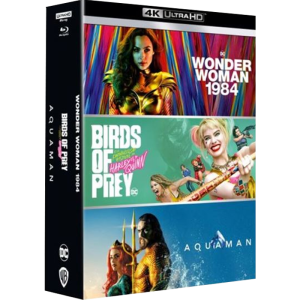 Coffret 3 films DC en Blu Ray 4K visuel produit