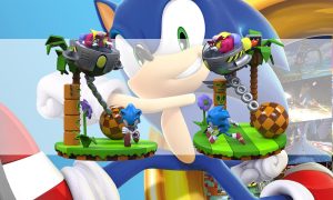 Numskull Sega Statuette Sonic 30e anniversaire visuel slider