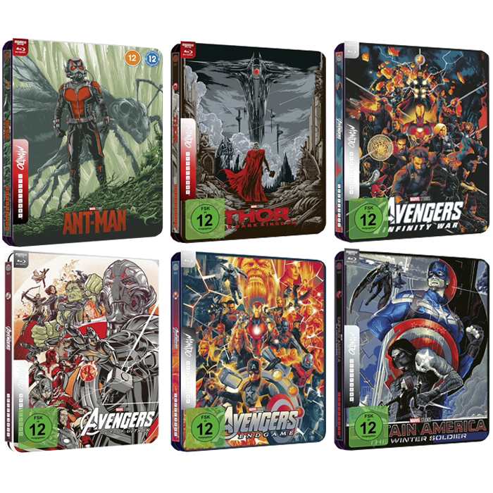 Marvel steelbook dvd