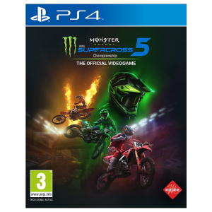 monster energy supercross 5 ps4 visuel produit