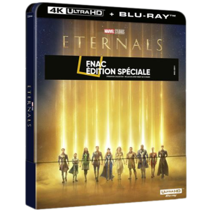 Les Eternels en Blu Ray 4K Steelbook visuel produit