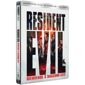 Resident Evil Bienvenue à Racoon City Blu Ray 4K steelbook visuel produit