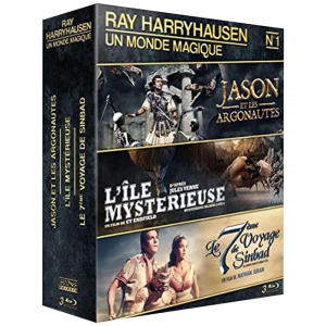 Coffret Ray Harryhausen Blu Ray 3 Films visuel produit