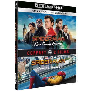 Coffret Spider-Man Far From Home et Spider-Man Homecoming visuel produit